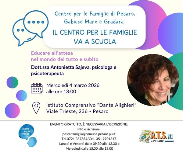 Immagine di Il Centro per le Famiglie va a scuola