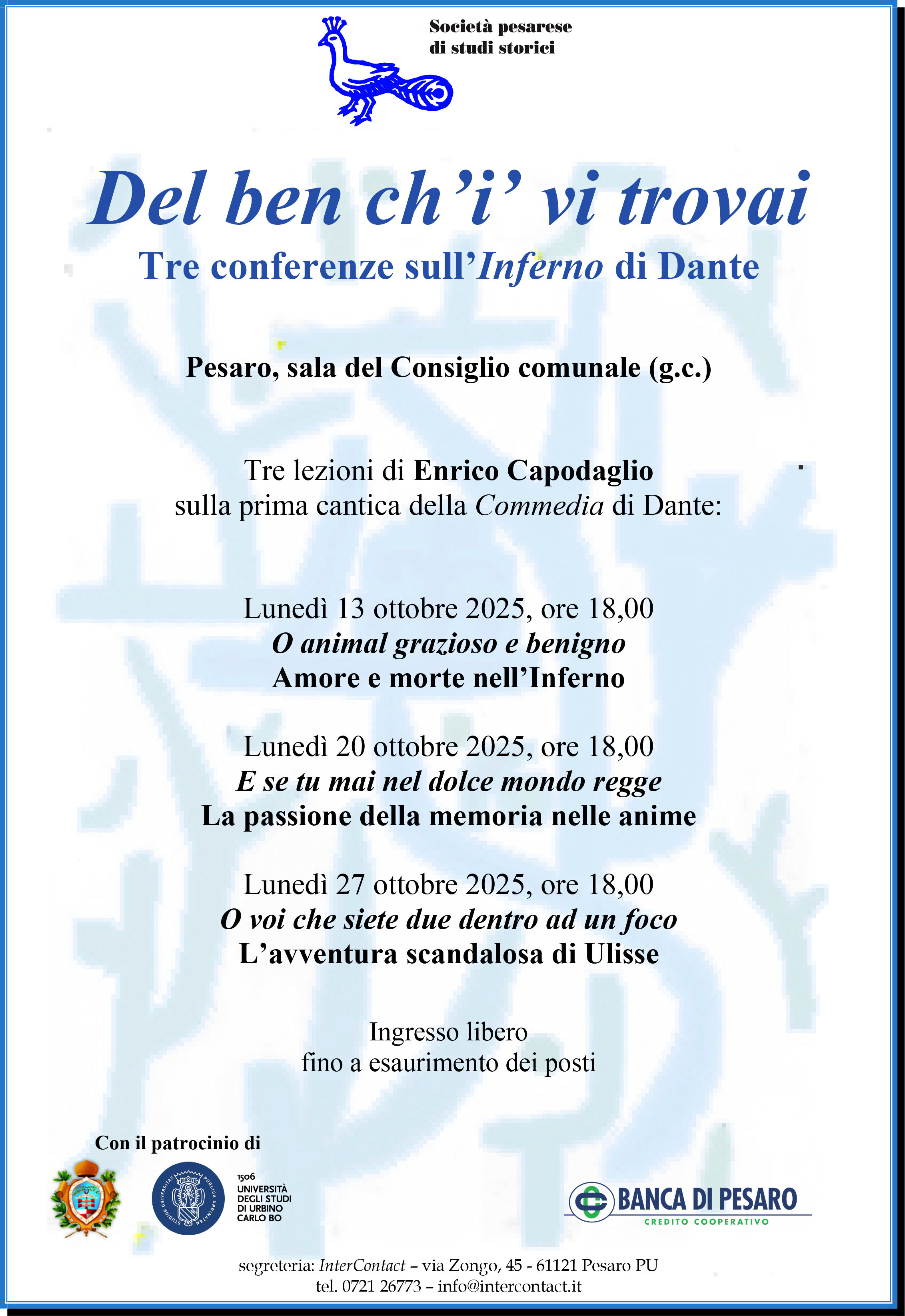 Tre conferenze sull'Inferno di Dante_a cura di Enrico Capodaglio