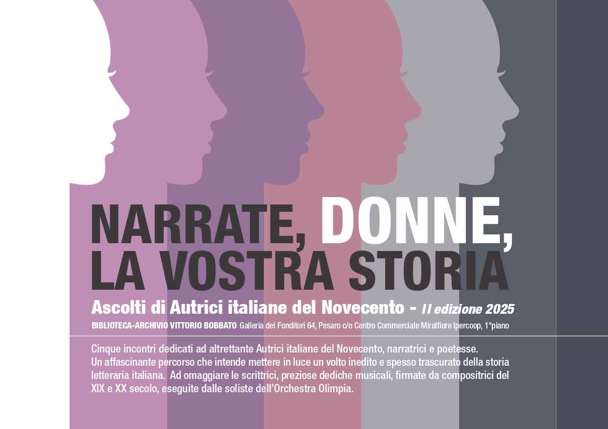 Narrate, donne, la vostra storia