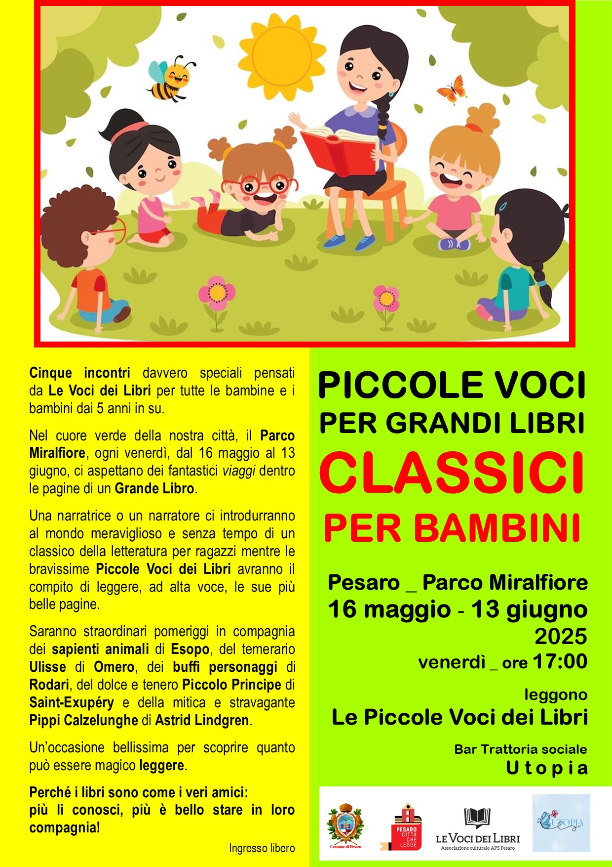 Piccole voci per grandi libri. Classici per bambini
