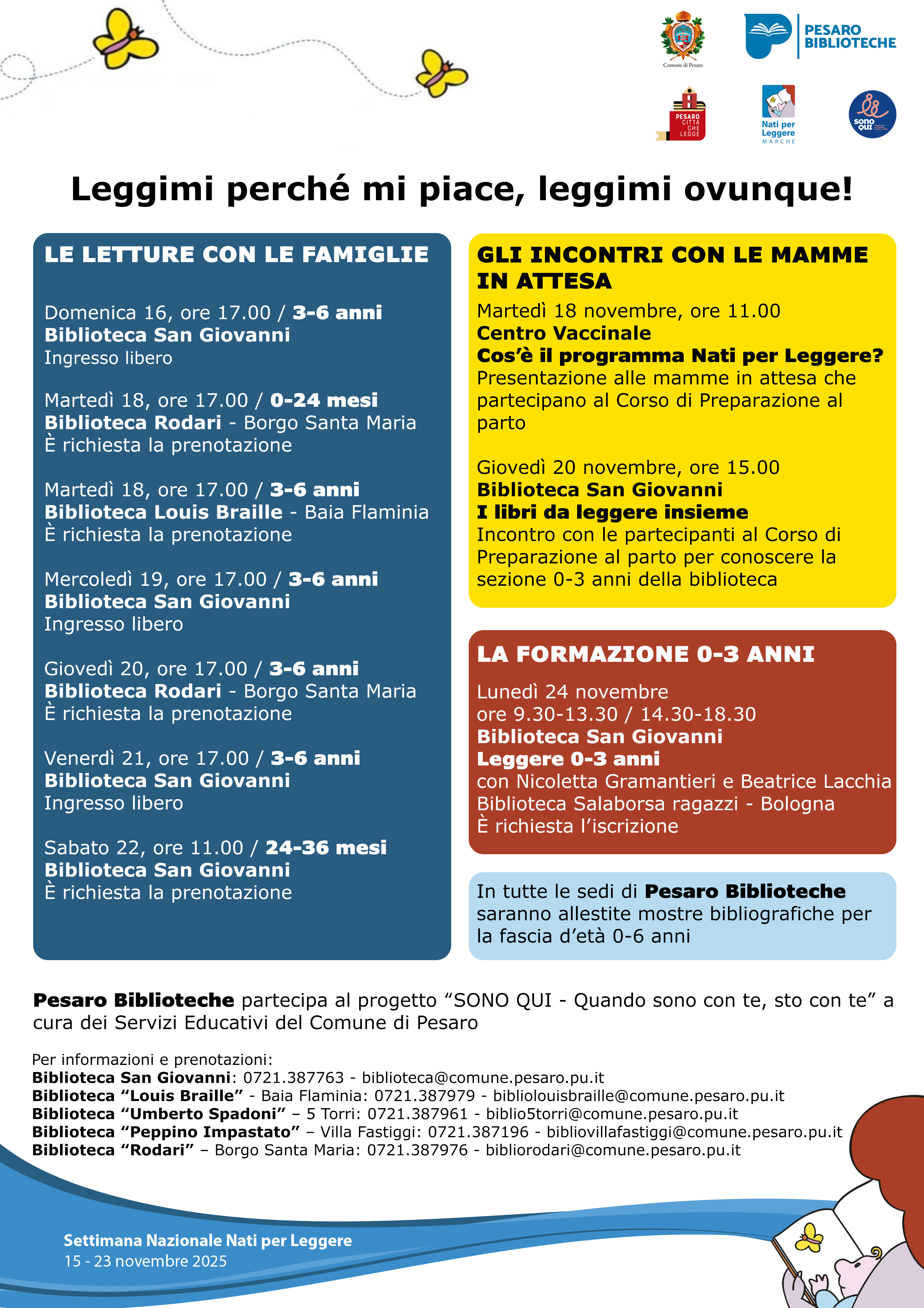 Settimana Nazionale Nati per Leggere 2025