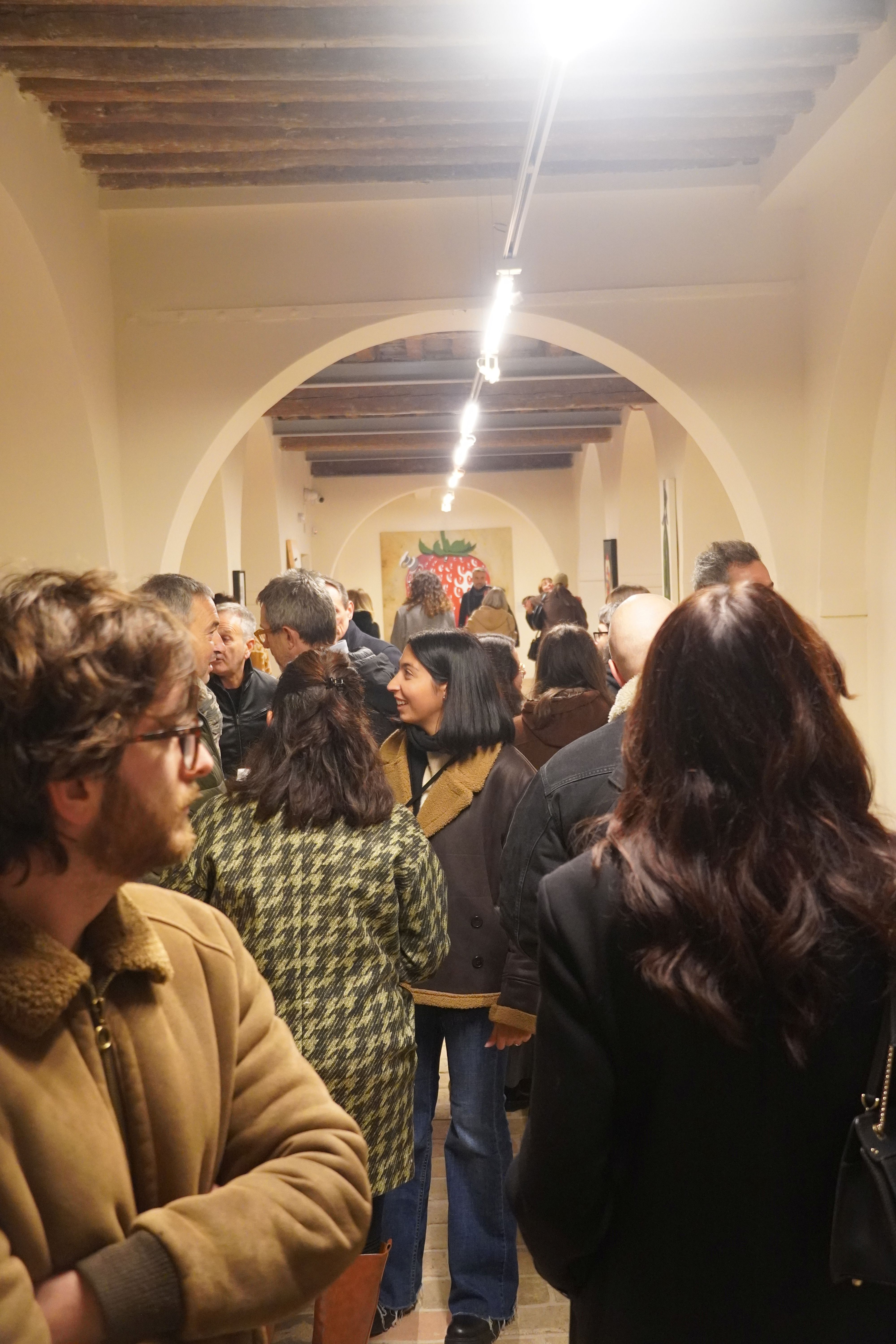 Pubblico alla Falegnameria di Palazzo Mosca