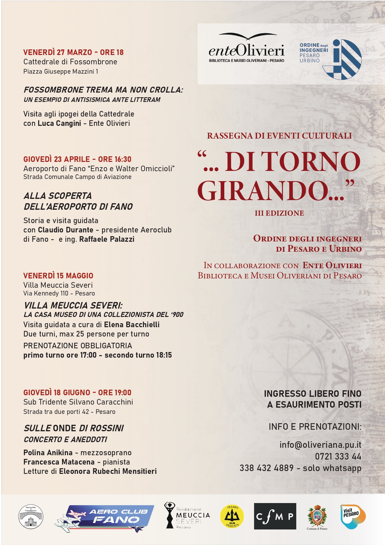 …Di torno girando 2026