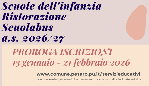 Iscrizioni prorogate al 21 Febbraio