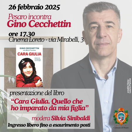 locandina Pesaro incontra Gino Cecchettin