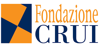 Logo Fondazione Crui nero e arancione