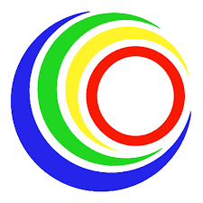 volantino App Occasio con logo colorato n. 4 cerchi 
