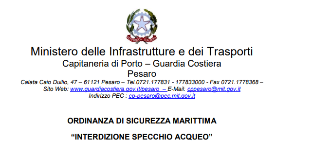 Intestazione Capitaneria di Porto