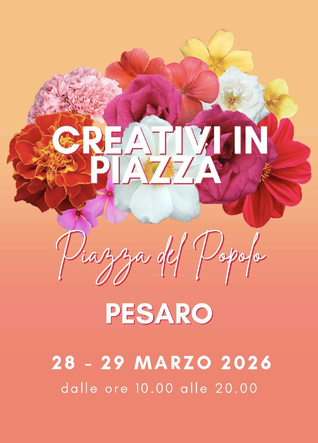 Locandina "creativi in piazza"