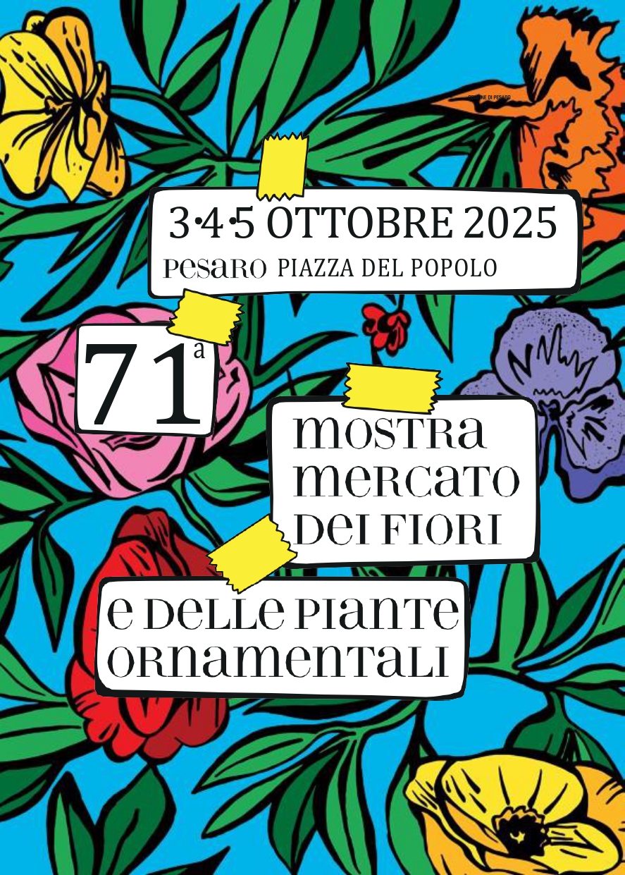 Locandina Mostra mercato dei fiori 2025