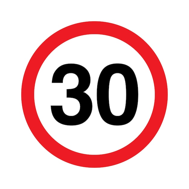 Cartello limite 30 orari Cartello limite 30 orari