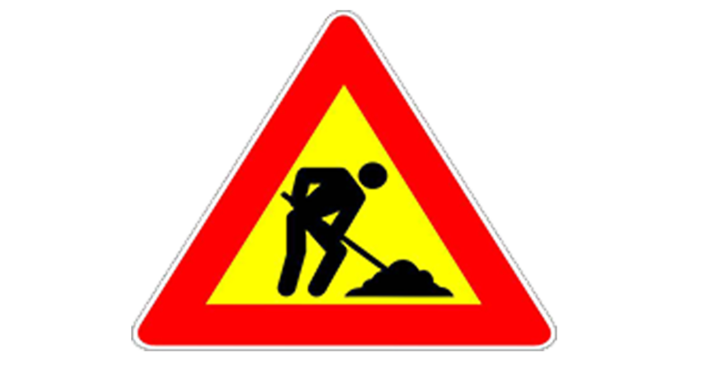 Segnale lavori in corso
