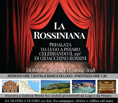 pedalata da Lugo a Pesaro nel nome di Rossini