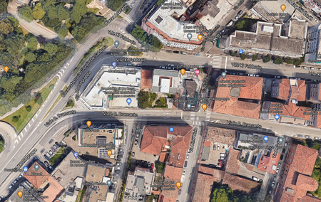 Foto google map della zona interessata