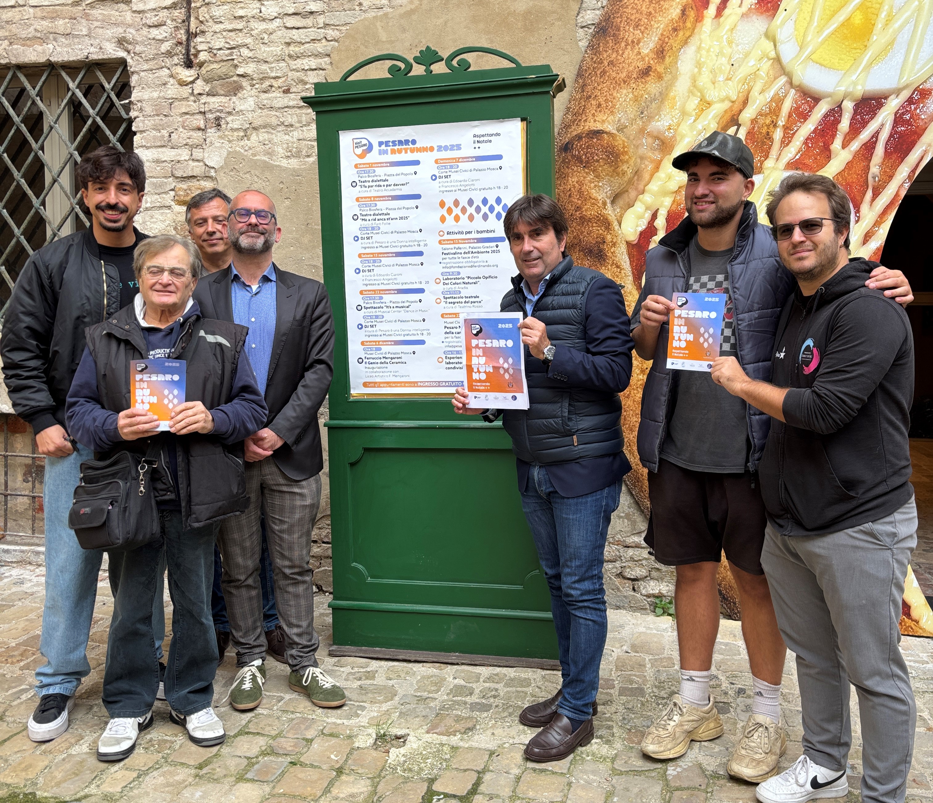 Biancani e organizzatori evento