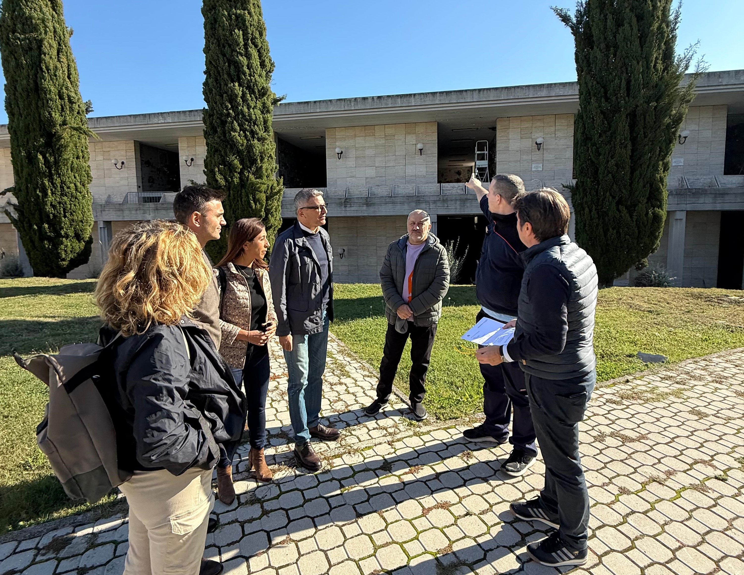 Biancani Della Dora Pieri Bracco Flamini al cimitero