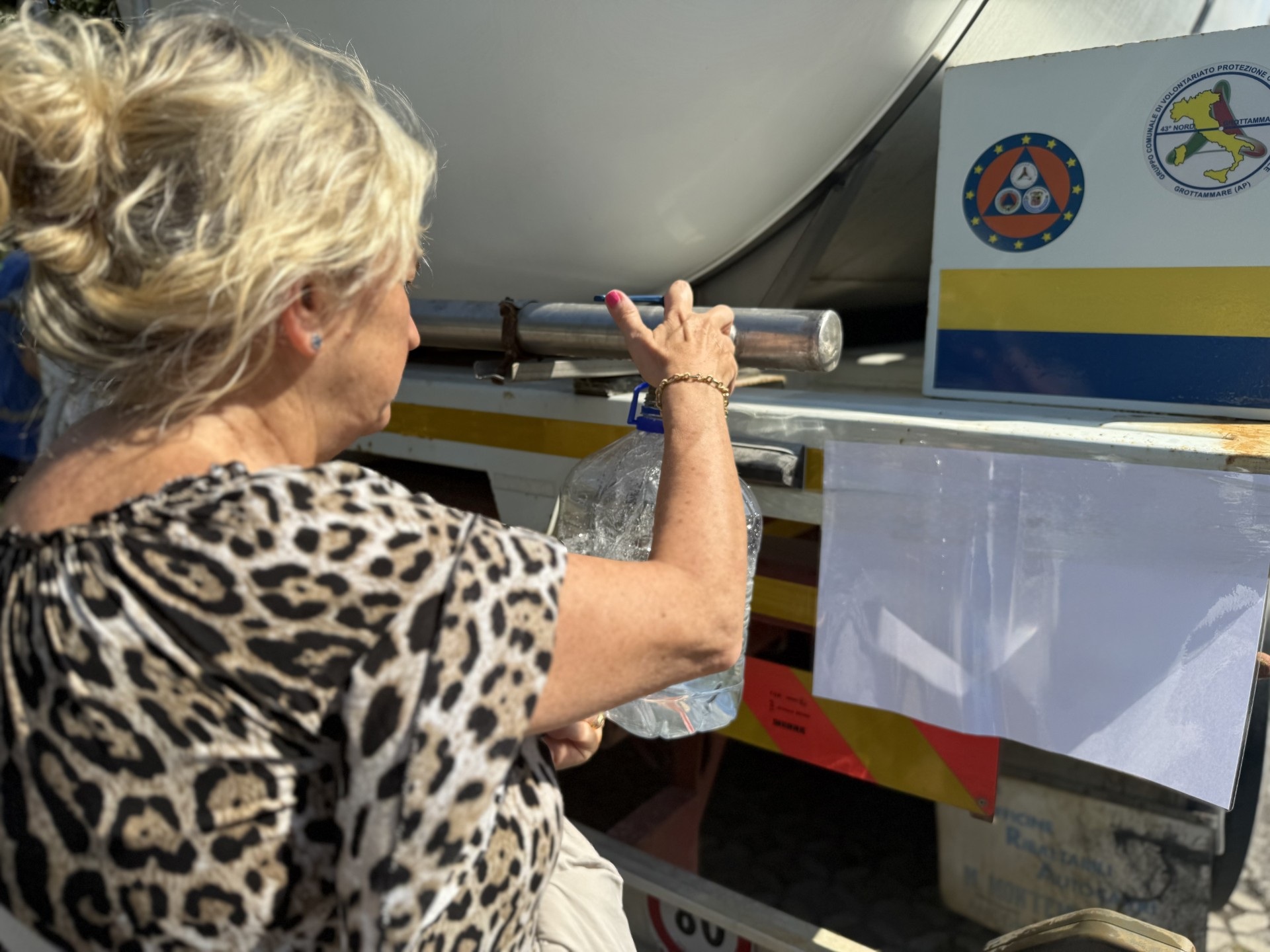 Rifornimento all'autobotte