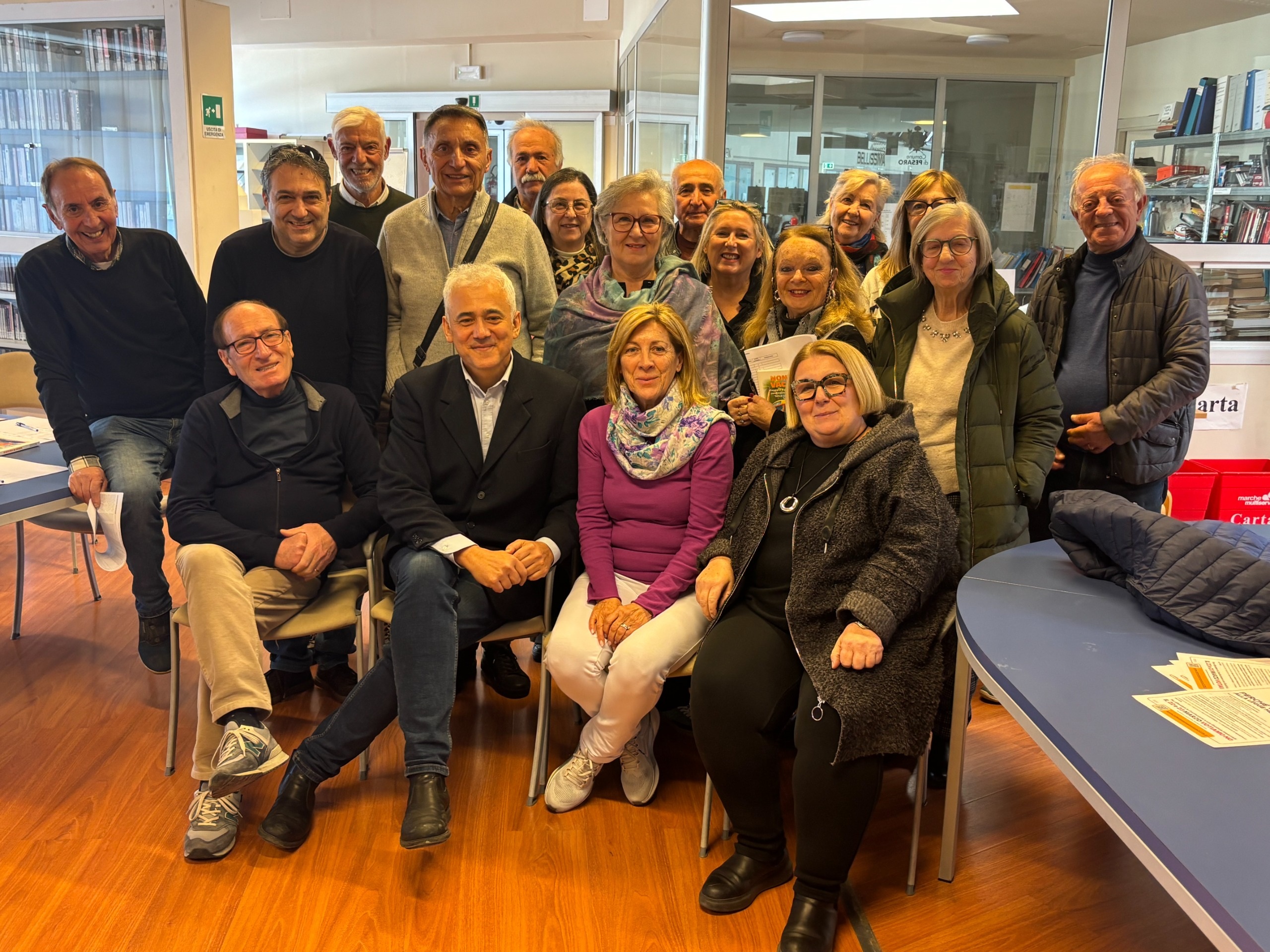 Pandolfi con organizzatori Vacanze insieme