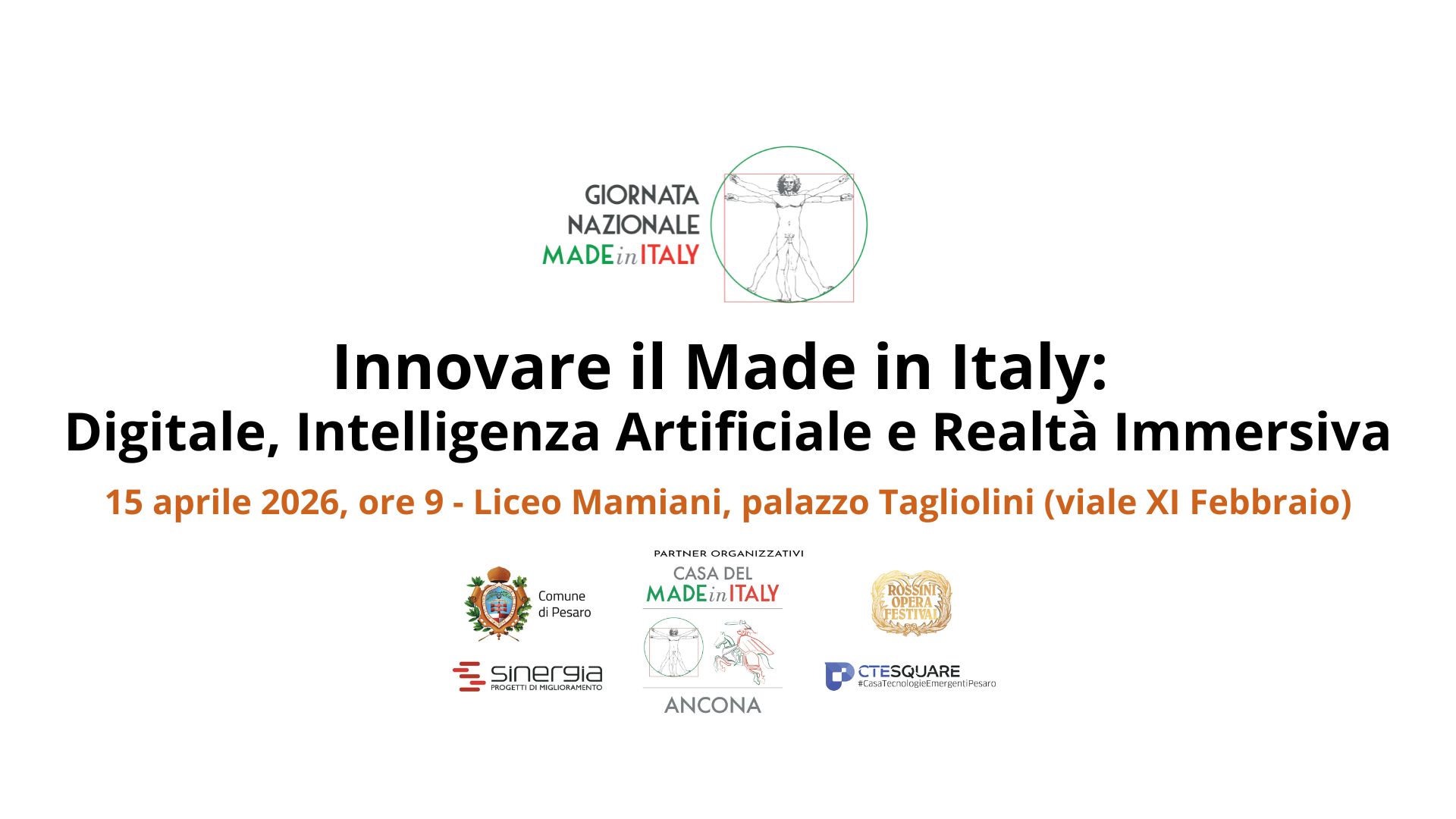 save the date, giornata del made in italy