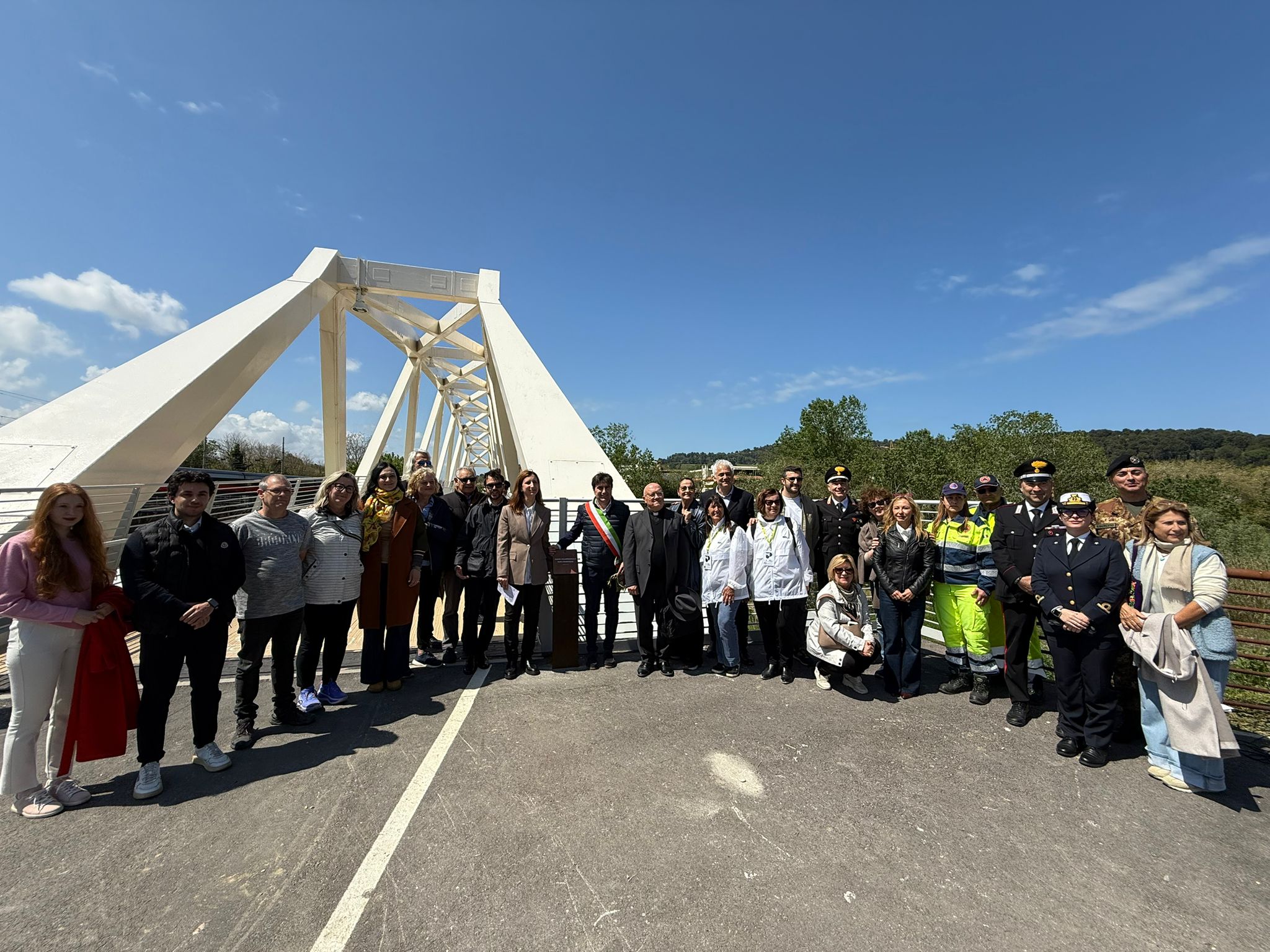 Intitolato a Papa Francesco il ponte ciclopedonale sul Foglia 