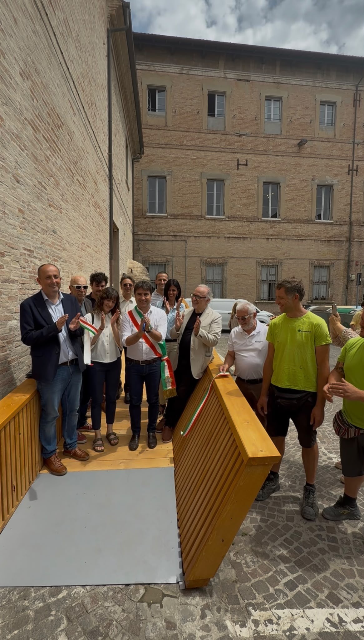 Inaugurazione Rampa d'accesso alla Maddalena