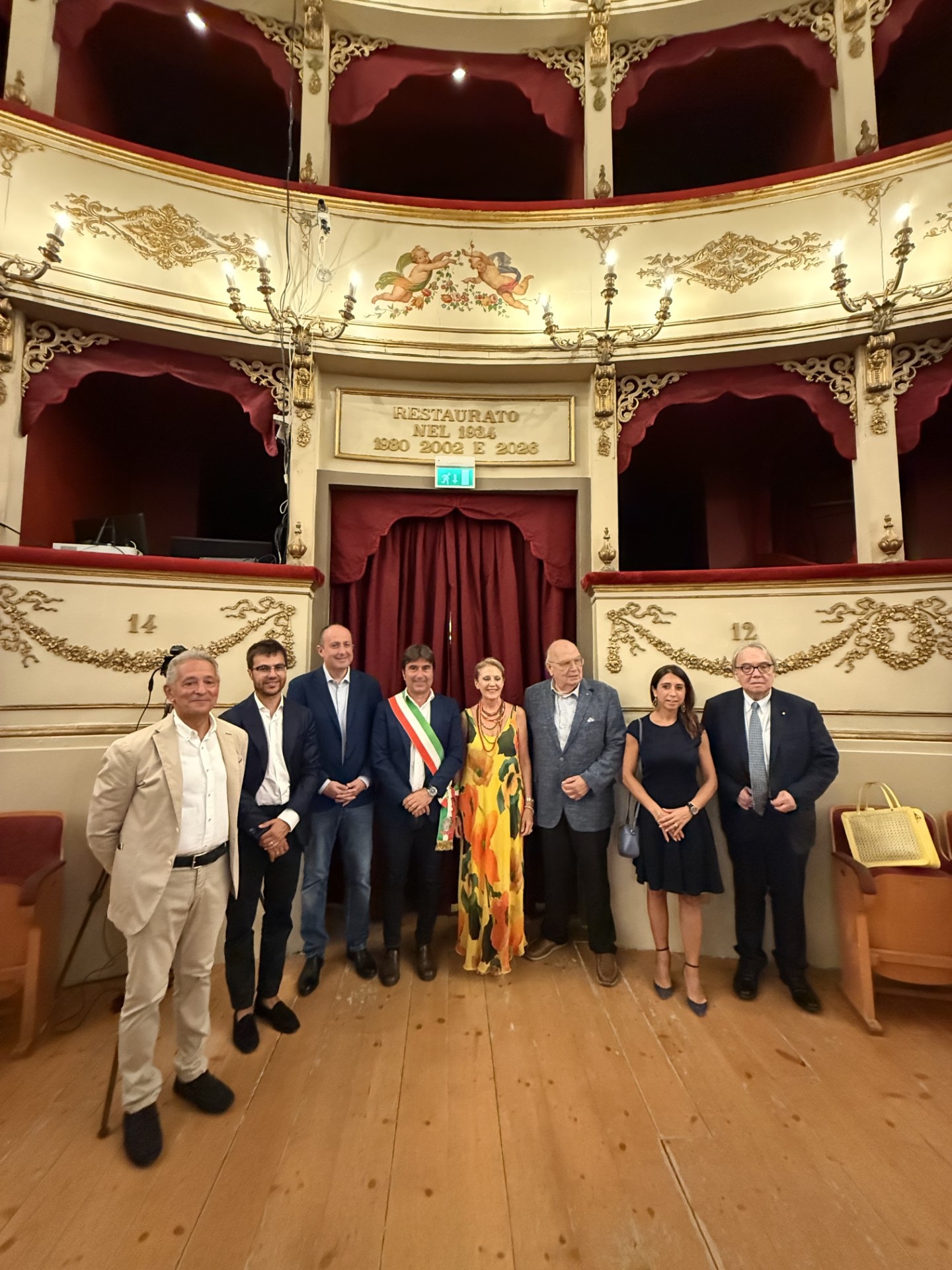 Autorità al teatro Rossini