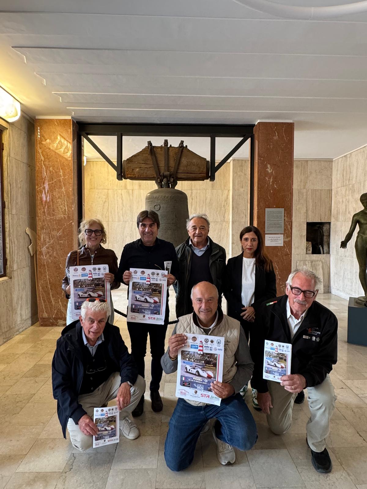 Biancani e Della Dora con organizzatori Coppa Faro