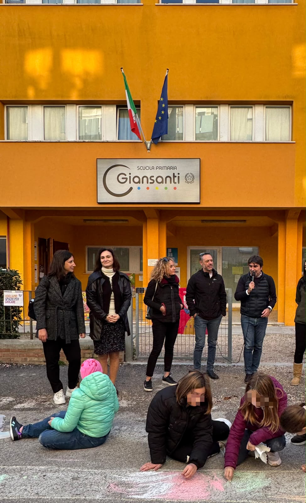 Scuola Giansanti Biancani Conti Mengucci e rappresentanti della scuola Giasanti